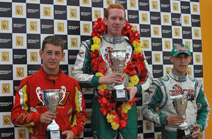 KF2 Podium taken by Chris Walker